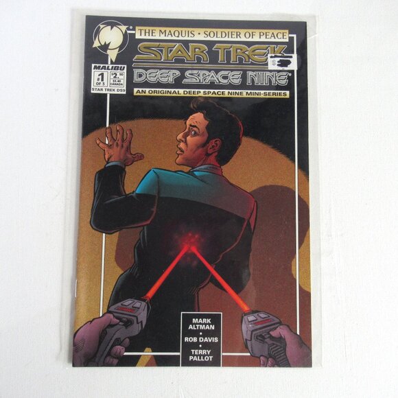 4 Star Trek: Deep Space Nine, Vintage, Malibu Comics Issues #O, 1, 2, 3 - Picture 3 of 5